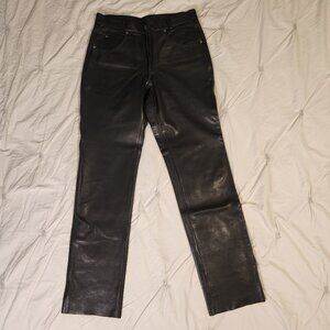Whet Blu Black Leather Pants